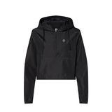 Independent Trading Co. - Women's Lightweight Quarter-Zip Pullover Crop Windbreaker
