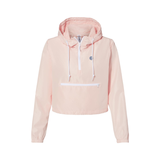 Independent Trading Co. - Women's Lightweight Quarter-Zip Pullover Crop Windbreaker