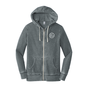 Alternative Burnout Laid-Back Zip Hoodie