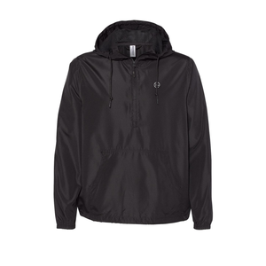 Independent Trading Co. - Unisex Lightweight Quarter-Zip Windbreaker Pullover Jacket