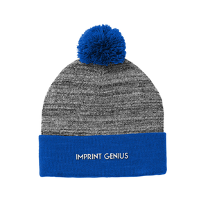 Sport-Tek ® Heather Pom Pom Beanie